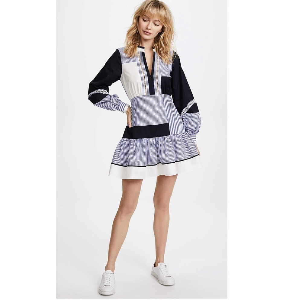 Tanya Taylor Striped Yaya dress